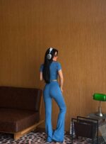Ensemble Crop Top Cut-Out + Pantalon Flare | Amoura – Image 8